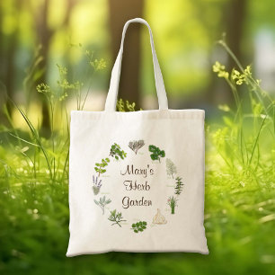 Pas je kruidentuintas aan tote bag