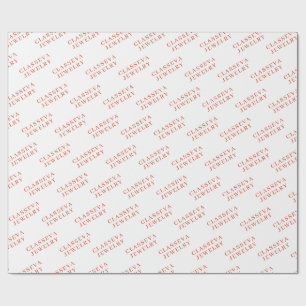 PAS JE LOGO AAN STIJLVOOL MODERN ELEGANT KLASSIEK CADEAUPAPIER