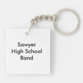 Pas je muziekdocenten aan sleutelhanger (Achterkant)