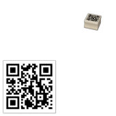 pas je Qr-code hier modern aan Rubberstempel (Gestempeld)