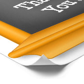 Pas je schoolleraar-dag aan, dank je! poster (Hoek)