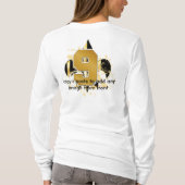 Pas je tekst aan, fleur de lis t-shirt (Achterkant)