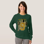 Pas je tekst aan, fleur de lis t-shirt (Voorkant volledig)