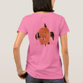 Pas je tekst aan, fleur de lis t-shirt (Achterkant)