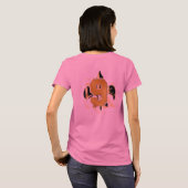 Pas je tekst aan, fleur de lis t-shirt (Achterkant volledig)