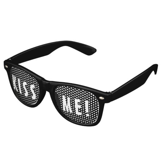 Pas je tekst, afbeelding en achtergrondkleur retro zonnebril (Gekanteld)