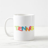 Pas jezelf tenniscadeautjes aan koffiemok (Links)