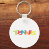 Pas jezelf tenniscadeautjes aan sleutelhanger (Voorkant)