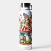 Pas Jouw naam Thor Kopervacuüm Geïsoleerd aan Waterfles (Achterkant)