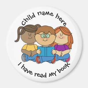 Pas Kids Magneet aan - Ik heb mijn boek gelezen
