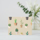 Pas koele bloemen aan briefkaart (Staand voorkant)