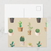 Pas koele bloemen aan briefkaart (Voorkant / Achterkant)