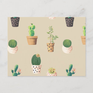 Pas koele bloemen aan briefkaart