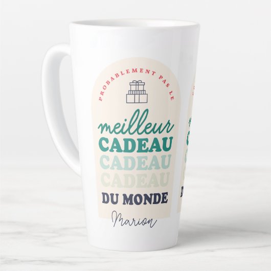 Pas le meilleur cadeau du monde latte mok (Linkerhoek)