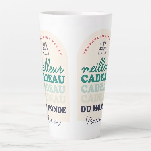 Pas le meilleur cadeau du monde latte mok (Voorkant)