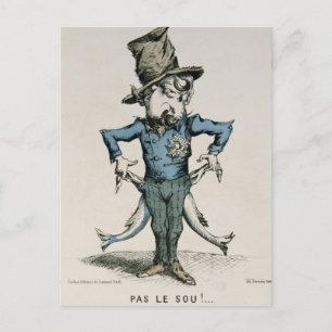 Pas le sou! Si j'allais chez Miss Howard' Briefkaart