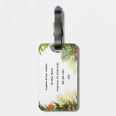 Pas Leopard en Jungle Bagage Label aan (Achterkant verticaal)