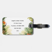 Pas Leopard en Jungle Bagage Label aan (Achterkant horizontaal)