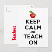 Pas Levensonderhoud kalm en leer op Briefkaart aan (Voorkant / Achterkant)