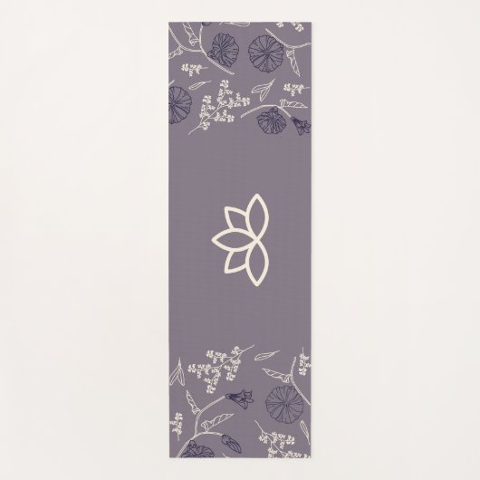 Pas Logo Moderne Lotus aan Yogamat (Voorkant)