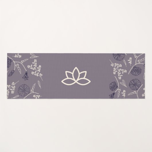 Pas Logo Moderne Lotus aan Yogamat (Voorkant (horizontaal))