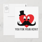 Pas me aan om je hart te dempen briefkaart (Voorkant / Achterkant)