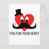 Pas me aan om je hart te dempen briefkaart (Voorkant)