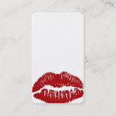 Pas me aan! Visitekaartje rode lippen (Voorkant)