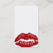 Pas me aan! Visitekaartje rode lippen (Achterkant)
