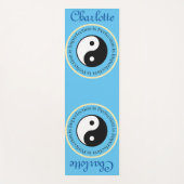 (Pas me aan) Yin Yang Workout, Pilates en Yogamat (Voorkant)