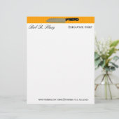 Pas ME Chef Santoku Knife Culinaire aan Custom Briefhoofd (Staand voorkant)