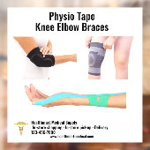 Pas Medische Levering Physio Tape Knie Elleboog aa Raamsticker (Vel 2)