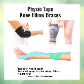 Pas Medische Levering Physio Tape Knie Elleboog aa Raamsticker (Vel 3)