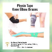 Pas Medische Levering Physio Tape Knie Elleboog aa Raamsticker (Vel 3)
