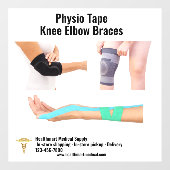 Pas Medische Levering Physio Tape Knie Elleboog aa Raamsticker (Vel)