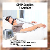 Pas Medische Supply Shop CPAP Supplies aan Raamsticker (Vel 2)