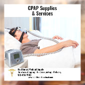 Pas Medische Supply Shop CPAP Supplies aan Raamsticker (Vel 2)