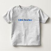 Pas met naamtekst minimalistisch Kleine broer aan Kinder Shirts (Voorkant)