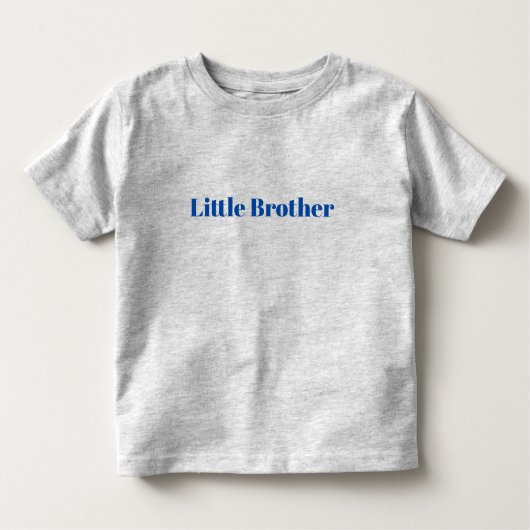 Pas met naamtekst minimalistisch Kleine broer aan Kinder Shirts (Voorkant)