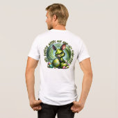 Pas Mij Aan!-Gefrustreerde Konijn Omhelst een Ei,  Tri-Blend Shirt (Achterkant volledig)