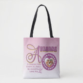 Pas Moderne Beste vriendenkring Chic Citaat aan Tote Bag (Voorkant)