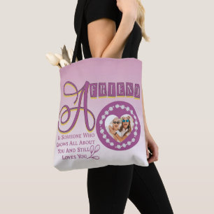Pas Moderne Beste vriendenkring Chic Citaat aan Tote Bag