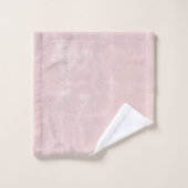 Pas moderne kunststijl lichtroze grijs aan bad handdoek (Wasdoekje)