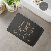 Pas Naam & Initiaal Zwart Wit Goud Monogram aan