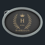 Pas Naam & Initiaal Zwart Wit Goud Monogram aan Gesp<br><div class="desc">Introductie van ons Customize Name & Initiaal Black White Gold Monogram collectie - een op maat gemaakte combinatie van verfijning en personalisatie. Dit collectie is speciaal gemaakt voor mensen die unieke details waarderen en stelt u in staat om jouw naam en initialen toe te voegen aan een tijdloos zwart-wit palet,...</div>