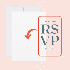 Pas naamfoto of kunstwerk aan RSVP kaartje