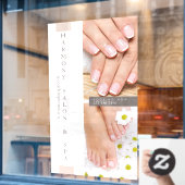Pas Nail Salon Pedicure Nails Groot aan Raamsticker (Cafe Raam)