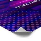 Pas Neon Karaoke Night Small Size aan Poster (Hoek)