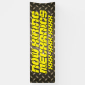 Pas nu de bedradingsmiddelen op diamant-Bord aan Spandoek (Verticaal)