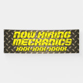 Pas nu de bedradingsmiddelen op diamant-Bord aan Spandoek (Horizontaal)